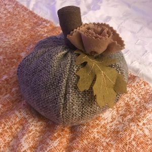 Fabric Pumpkin Decor Fall Halloween